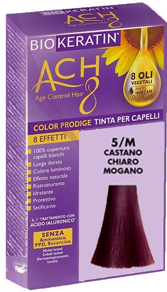 BIOKERATIN ACH8 COLOR PRODIGE 5/M CASTANO CHIARO MOGANO - Gruppofarmastore.it