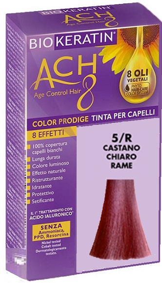 BIOKERATIN ACH8 COLOR PRODIGE 5/R CASTANO CHIARO RAME - Gruppofarmastore.it