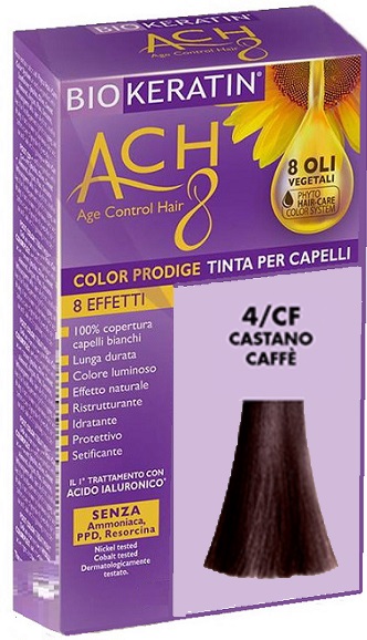 BIOKERATIN ACH8 COLOR PRODIGE 4/CF CASTANO CAFFE' - Gruppofarmastore.it