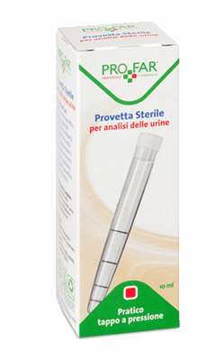 PROVETTA STERILE PER ANALISI DELLE URINE 10 ML PROFAR - Gruppofarmastore.it