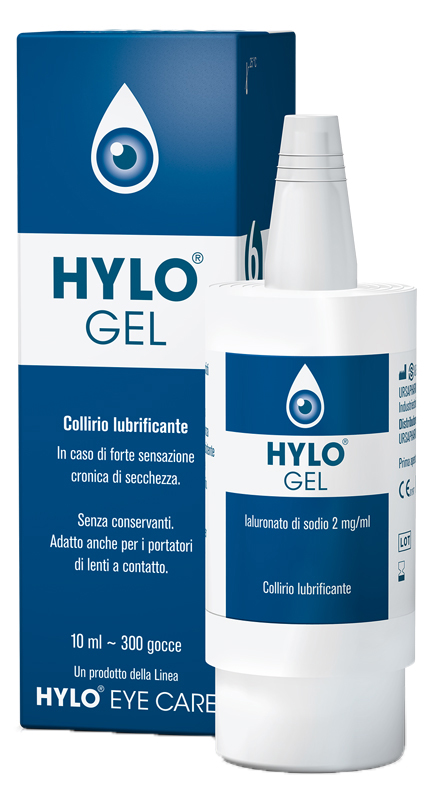 HYLO-GEL COLLIRIO LUBRIFICANTE ACIDO IALURONICO 0,2% 10 ML - Gruppofarmastore.it