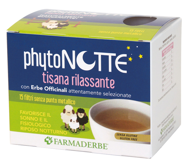 PHYTONOTTE TISANA RILASSANTE 15 FILTRI DA 18G - Gruppofarmastore.it