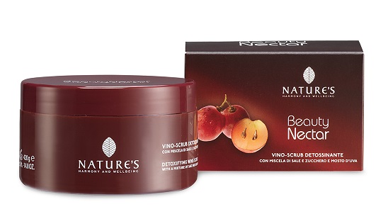 NATURES BEAUTY NECTAR VINO SCRUB CORPO DETOSSIFICANTE 420 ML - Gruppofarmastore.it