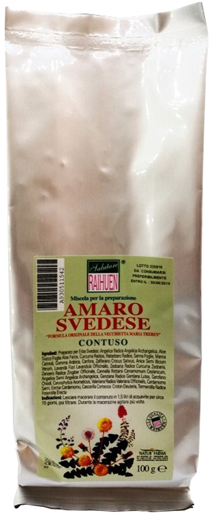 RAIHUEN ERBE SVEDESI CONTUSO PREPARATO PER AMARO SVEDESE 100 G - Gruppofarmastore.it