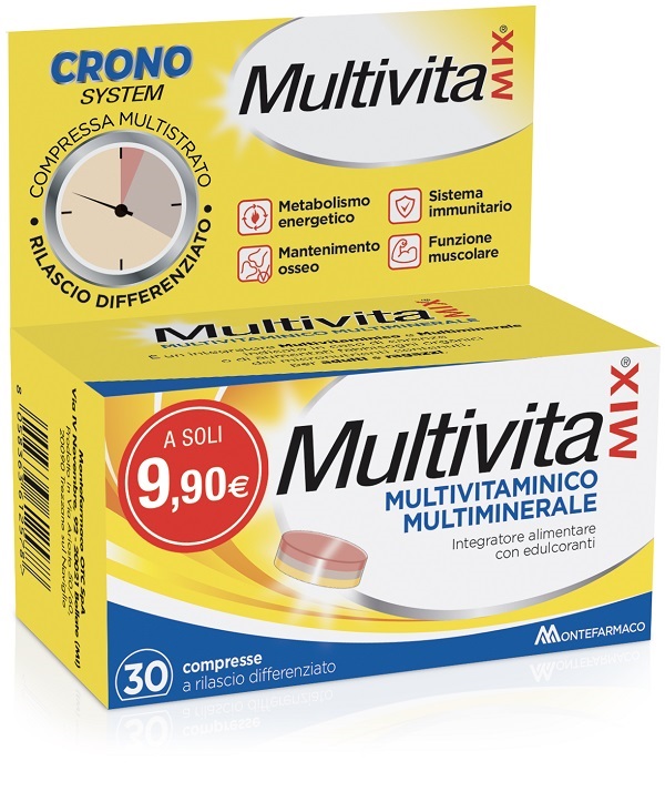 MULTIVITAMIX CRONO 30 COMPRESSE - Gruppofarmastore.it