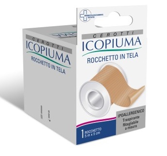 CEROTTO IN ROCCHETTO ICOPIUMA CLASSICO 5X500 CM - Gruppofarmastore.it