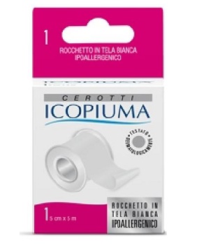 CEROTTO IN ROCCHETTO ICOPIUMA BIANCO CM 5 X 500 CM - Gruppofarmastore.it