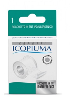 CEROTTO IN ROCCHETTO ICOPIUMA TESSUTO NON TESSUTO CARTA 2,5X500 CM - Gruppofarmastore.it