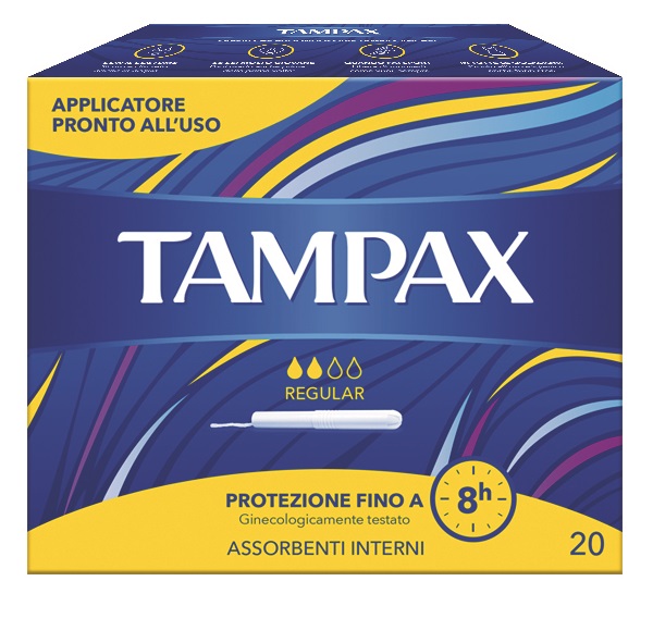 TAMPAX BLUE BOX REGULAR 20 PEZZI - Gruppofarmastore.it