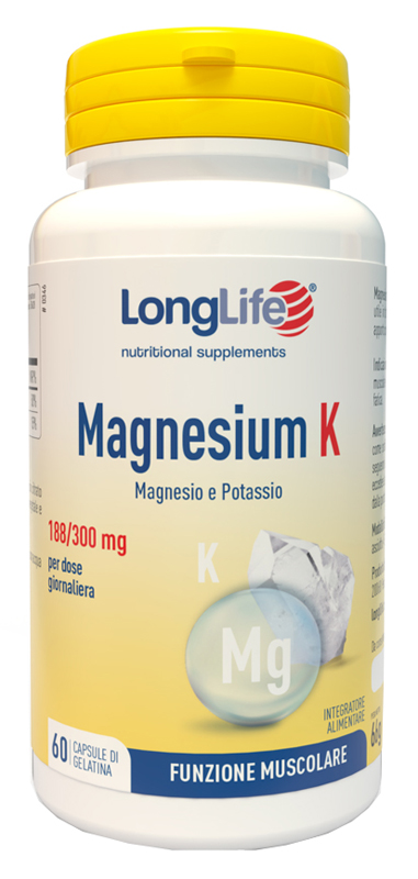 LONGLIFE MAGNESIUM K 60 CAPSULE - Gruppofarmastore.it