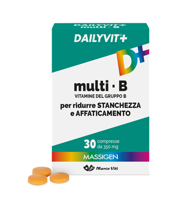 MASSIGEN MULTI B VITAMINE DEL GRUPPO B 30 COMPRESSE RIVESTITA DA 364 MG - Gruppofarmastore.it