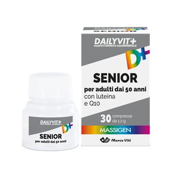 DAILYVIT+ SENIOR MULTIVITAMINICO E MULTIMINERALE 30 COMPRESSE - Gruppofarmastore.it