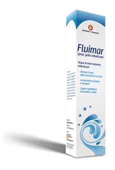 FLUIMAR SPRAY SOLUZIONE ISOTONICA STERILE ACQUA DI MARE RICCA DI SALI E OLIGOELEMENTI INDICATA PER PULIZIA DELLE CAVITA'NASALI IN CASO DI ECCESSIVA SECCHEZZA - Gruppofarmastore.it