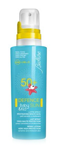 DEFENCE SUN BABY LATTE SOLARE 50+ SPRAY 125 ML - Gruppofarmastore.it