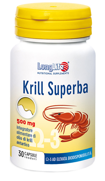 LONGLIFE KRILL SUPERBA 30 CAPSULE - Gruppofarmastore.it