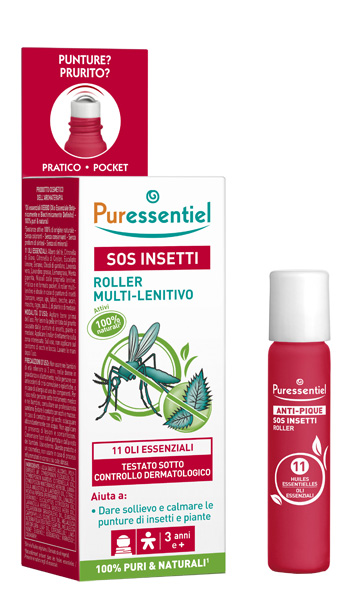 PURESSENTIEL SOS INSETTI ROLLER 11 OLI ESSENZIALI 5 ML - Gruppofarmastore.it