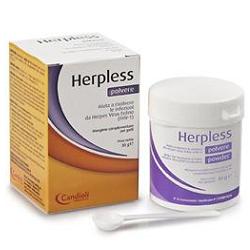 HERPLESS POLVERE BARATTOLO 30 G CON MISURINO - Gruppofarmastore.it