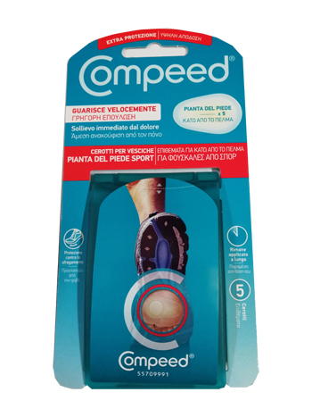 COMPEED VESCICHE PIANTA PIEDE 5 CEROTTI - Gruppofarmastore.it