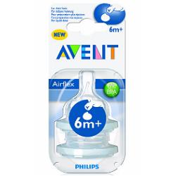 AVENT TETTARELLA FESSURA A Y PER LIQUIDI DENSI Y 2 PEZZI - Gruppofarmastore.it