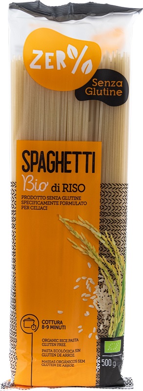 ZERO% GLUTINE PASTA RISO SPAGHETTI SENZA GLUTINE BIO 500 G - Gruppofarmastore.it