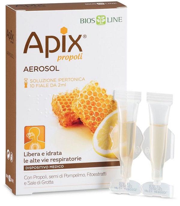 APIX PROPOLI AEROSOL 10 FIALE MONODOSE X 2 ML BIOSLINE - Gruppofarmastore.it
