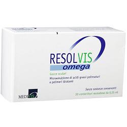 GOCCE OCULARI RESOLVIS OMEGA 20 FIALE MONODOSE 0,25 ML - Gruppofarmastore.it