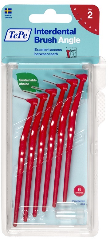 TEPE ANGLE SCOVOLINO ROSSO 0,5MM 6 PEZZI - Gruppofarmastore.it