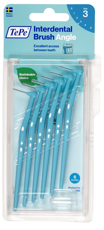 TEPE ANGLE SCOVOLINO BLU 0,6MM 6 PEZZI - Gruppofarmastore.it
