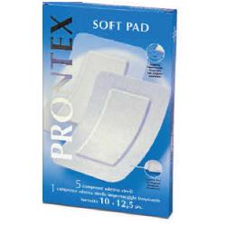 GARZA COMPRESSA PRONTEX SOFT PAD 10X12,5 6 PEZZI (5 TNT + 1 IMPERMEABILE AQUA PAD) - Gruppofarmastore.it