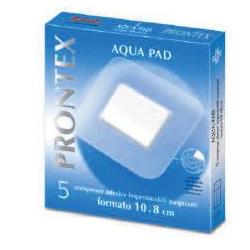 GARZA COMPRESSA PRONTEX AQUA PAD 10X8CM 5 PEZZI - Gruppofarmastore.it