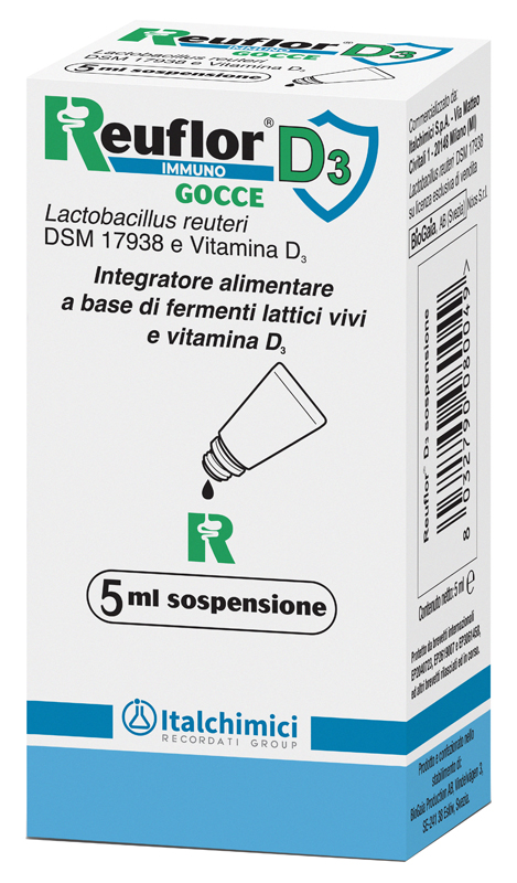 REUFLOR D3 GOCCE 5 ML - Gruppofarmastore.it