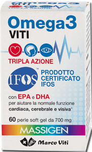 OMEGA3 VITI TRIPLA AZIONE 60 PERLE - Gruppofarmastore.it