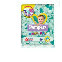 PAMPERS BABY DRY EXTRA LARGE 38 PEZZI - Gruppofarmastore.it