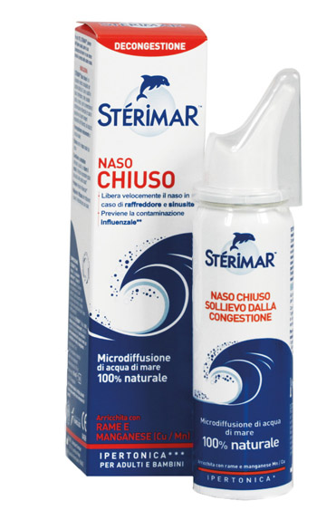 STERIMAR IPERTONICO NASO CHIUSO RAME E MANGANESE SPRAY 50 ML - Gruppofarmastore.it