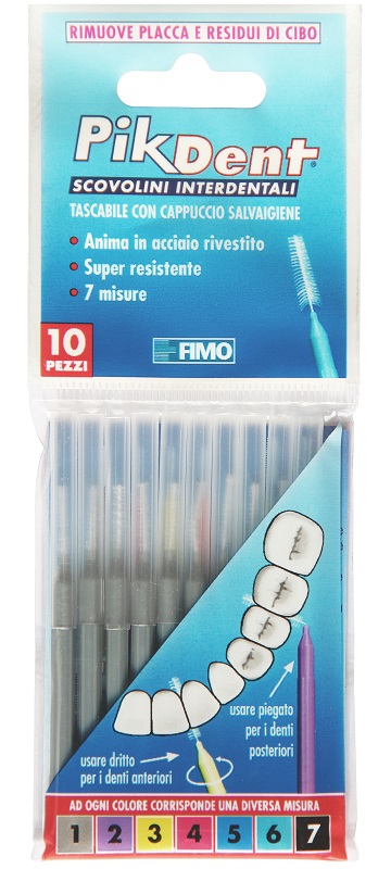 PIKDENT STUZZICOLINO 1 GRIGIO 10 PEZZI - Gruppofarmastore.it