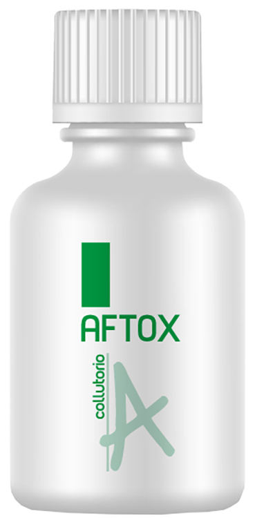 AFTOX COLLUTORIO FLACONE BIANCO, CON TAPPO E MISURINO DISPOSITIVO MEDICO INDICATO IN TUTTE LE LESIONI DEL CAVO ORALE E NEI PROCESSI INFIAMMATORI CORRELATI 100 ML 1 PEZZO - Gruppofarmastore.it