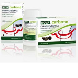 NOVA CARBONE VEGETALE 120 COMPRESSE - Gruppofarmastore.it