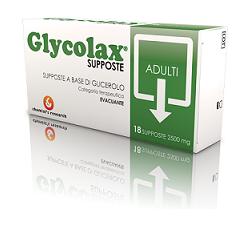 GLYCOLAX 18 SUPPOSTE GLICEROLO 2500MG - Gruppofarmastore.it