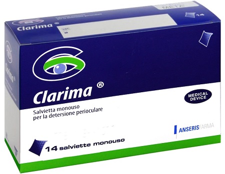 SALVIETTA PERIOCULARE CLARIMA 14 PEZZI - Gruppofarmastore.it