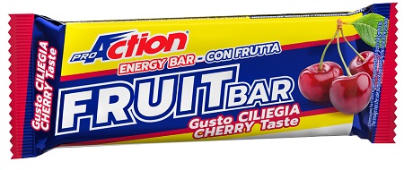 PROACTION FRUIT BAR BARRETTA ENERGETICA ALLA CILIEGIA 40 G - Gruppofarmastore.it
