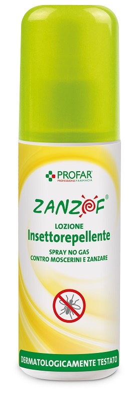 ZANZOF LOZIONE INSETTOREPELLENTE SPRAY DEET 9% 100 ML PROFAR - Gruppofarmastore.it