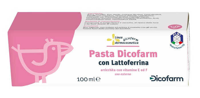DICOFARM PASTA CON LATTOFERRINA PELLI DELICATE 100 ML - Gruppofarmastore.it
