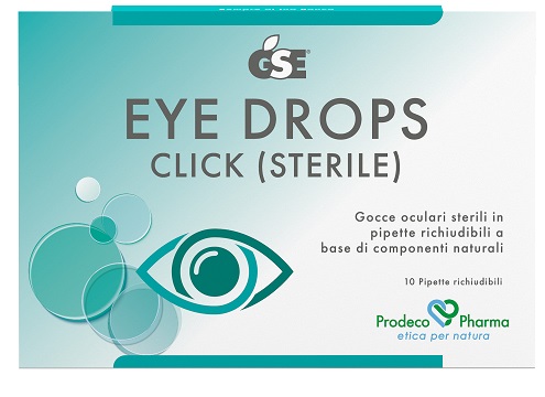GSE EYE DROPS CLICK GOCCE OCULARI 10 PIPETTE 0,5 ML - Gruppofarmastore.it