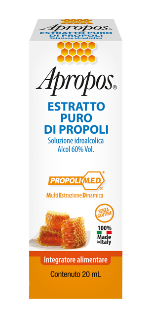 APROPOS ESTRATTO PURO PROPOLI 20 ML - Gruppofarmastore.it