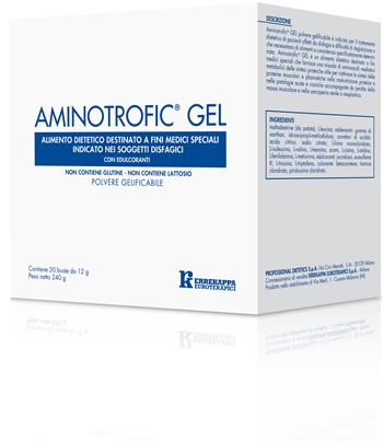 AMINOTROFIC GEL ALIMENTO DIETETICO A FINI MEDICI SPECIALI 20 BUSTINE 12 G - Gruppofarmastore.it