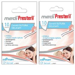 CEROTTO PER SUTURA MEDIPRESTERIL 6,4X108 MM 10 PEZZI - Gruppofarmastore.it
