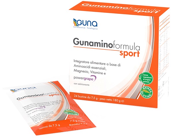 GUNAMINOFORMULA SPORT 24 BUSTE 180 G - Gruppofarmastore.it