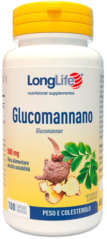 LONGLIFE GLUCOMANNANO 100 CAPSULE VEGETALI - Gruppofarmastore.it