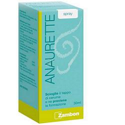 SPRAY IRRIGATORE PER LA RIMOZIONE DEL CERUME ANAURETTE 30 ML - Gruppofarmastore.it