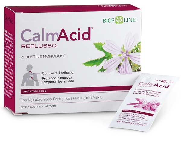 BIOSLINE CALMACID REFLUSSO 21 BUSTINE MONODOSE - Gruppofarmastore.it